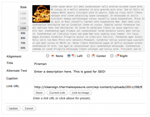 Edit Image Dialog Box