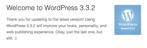 WordPress 3.3.2 WordPress 3.3.2