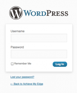 WordPress Log In WordPress Log In