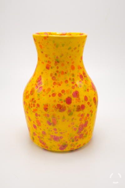 Yellow Confetti Vase (7.5") 2023