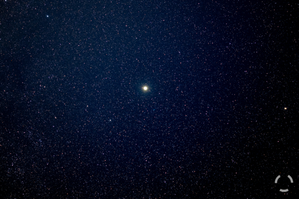 Jupiter in the Sky with moons