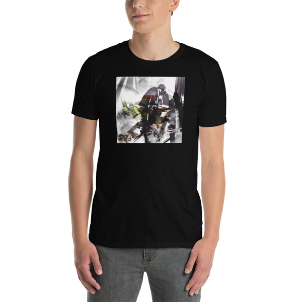 Julian Dominguez "ESK8 Abstract" Softstyle Unisex T-Shirt (Dark)