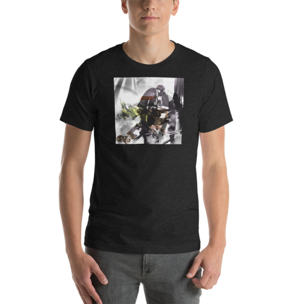 Julian Dominguez "ESK8 Abstract" Staple Unisex T-Shirt (Dark)